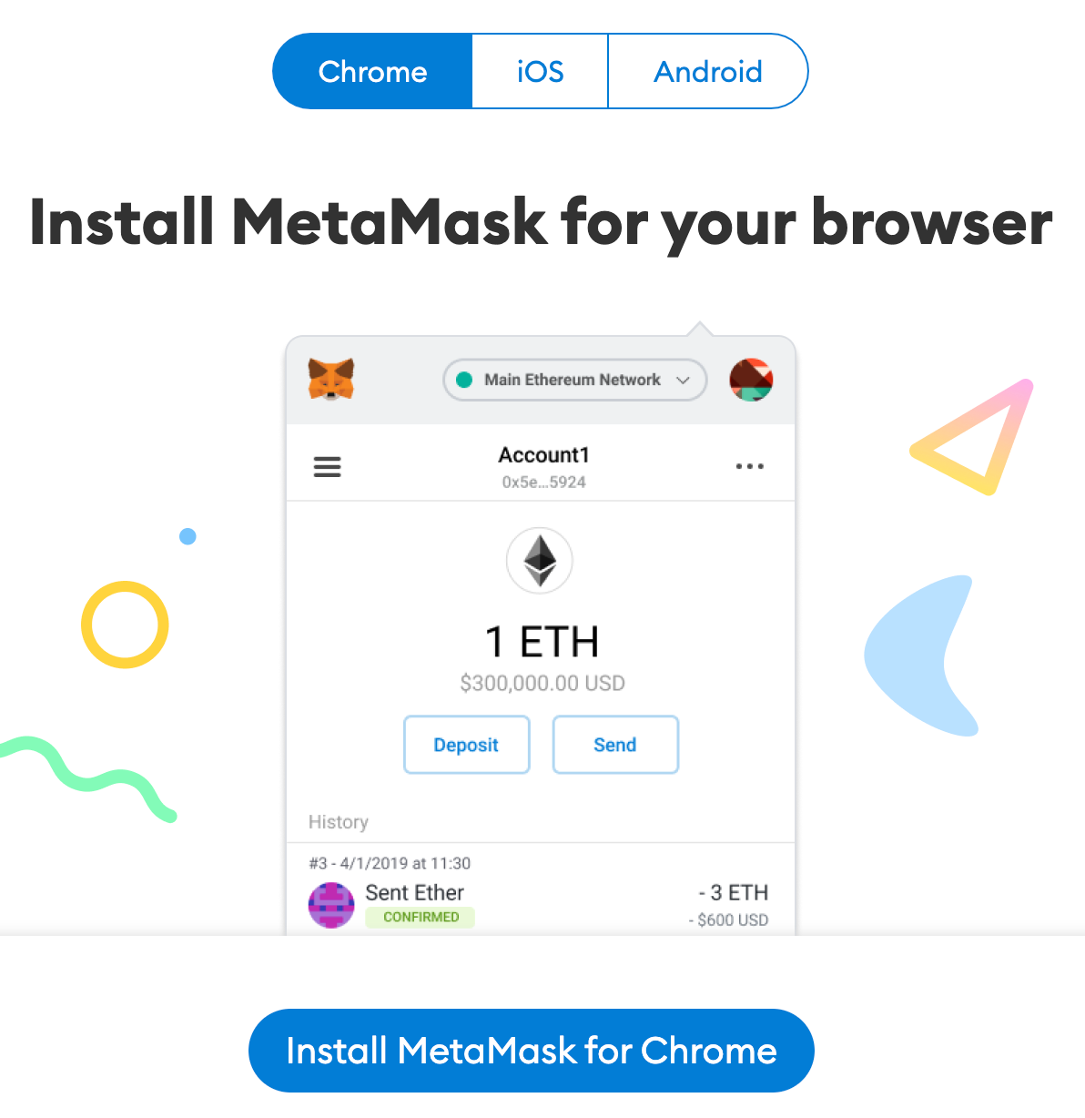 Step 1: Install MetaMask Extension