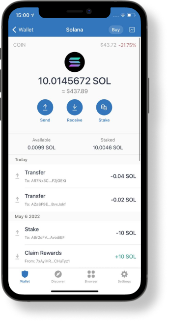 Step 7: Open Trust Wallet