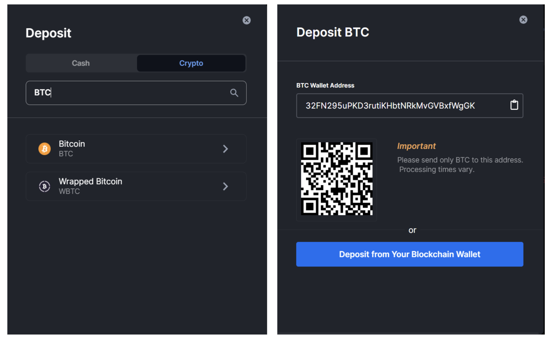 Two-Factor Authentication for Wallet Address