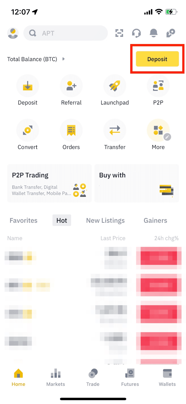 Step 7: Start managing your crypto assets