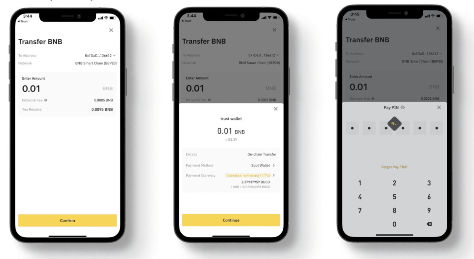 Transfer Cryptocurrency to Your Trust Wallet