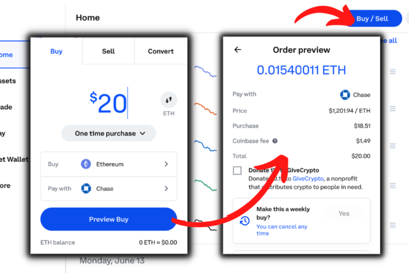 Step 6: Enter the Amount of ETH to Transfer