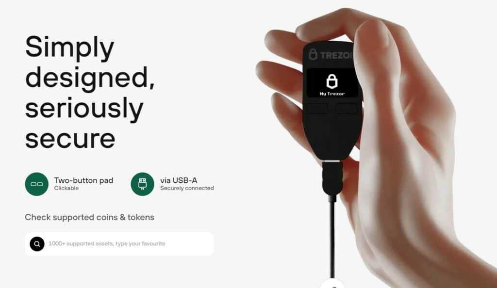 Trezor-supported coins